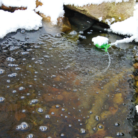 PondOxi als Eisfreihalter